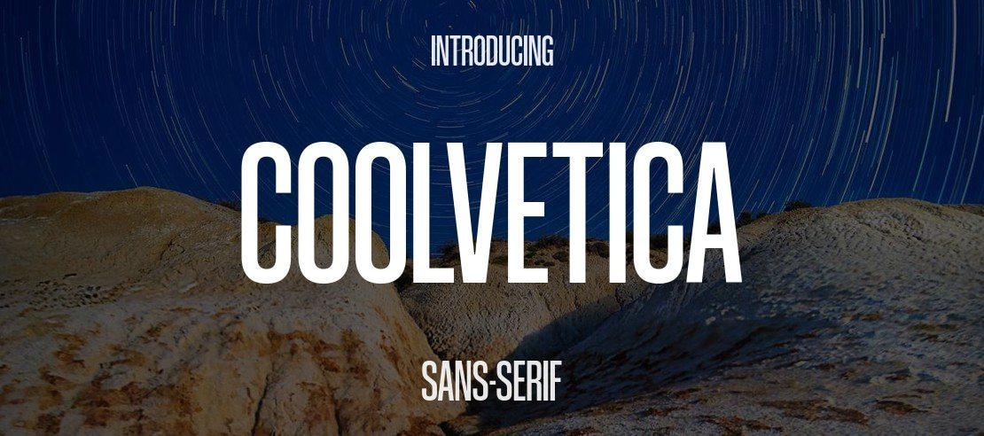Coolvetica font sang trọng