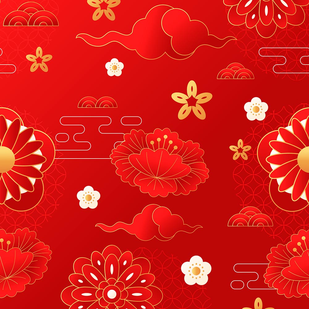Mẫu hoa văn Tết 04