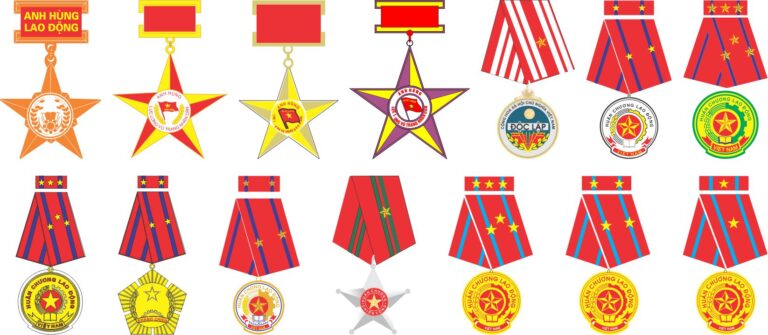 huân chương vector