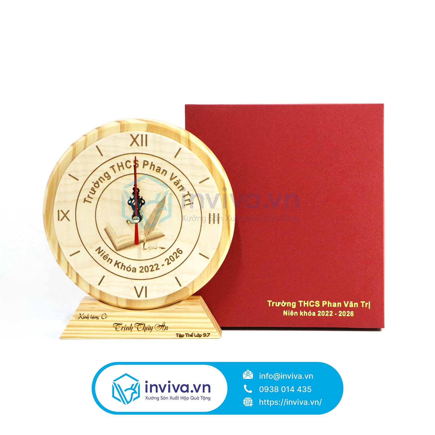 Xưởng khắc quà tặng theo yêu cầu giá rẻ tại TP.HCM - inviva.vn