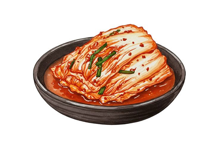 kim chi vector