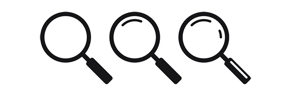 Kính lúp icon PNG nền trong suốt