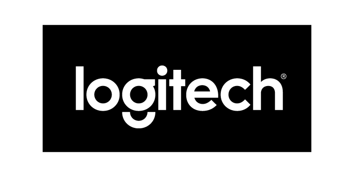 Logo Logitech chữ trắng