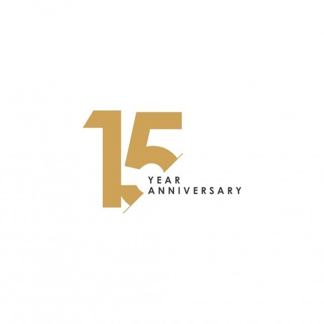 logo 15 năm vector