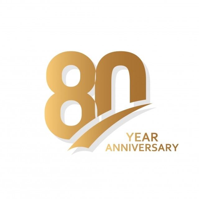 logo 80 năm vector