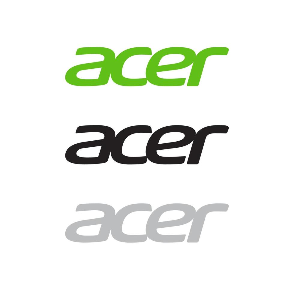 Logo Acer với phiên bản 3 màu