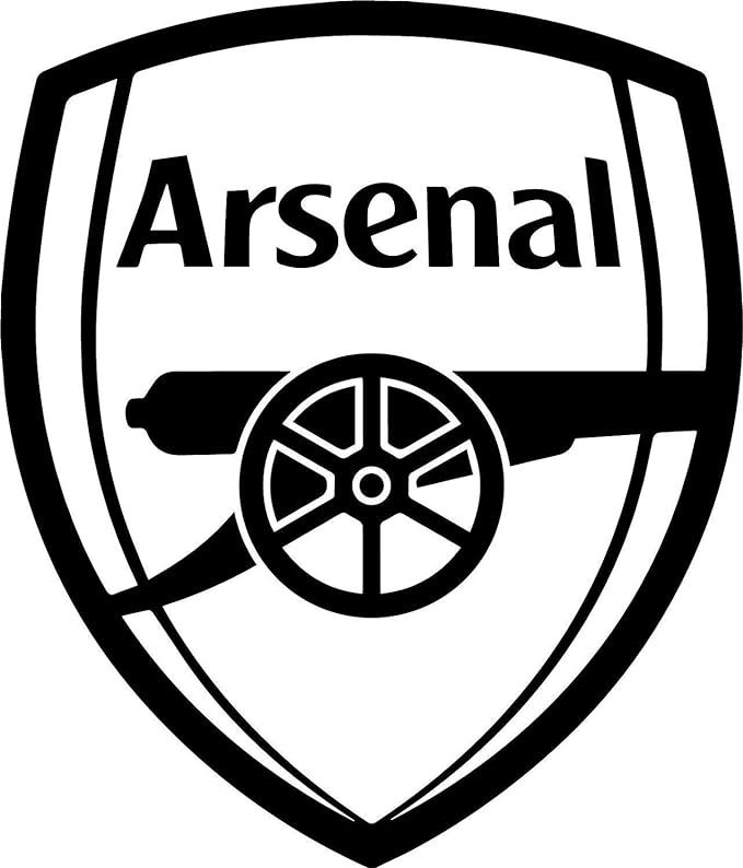 Arsenal logo vector black and white