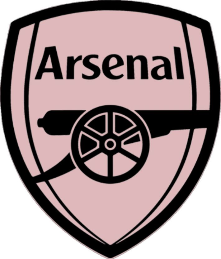 Logo Arsenal hồng đen