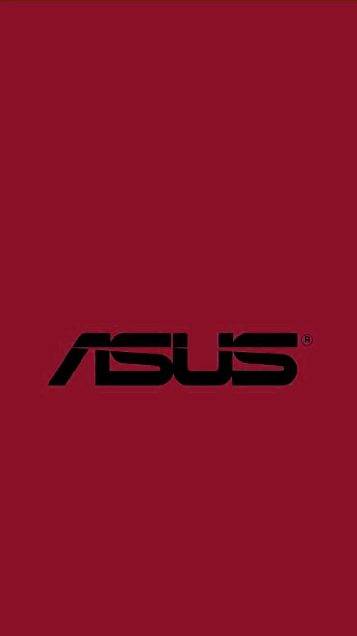 Logo Asus nền đỏ