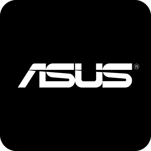 Logo Asus nền đen