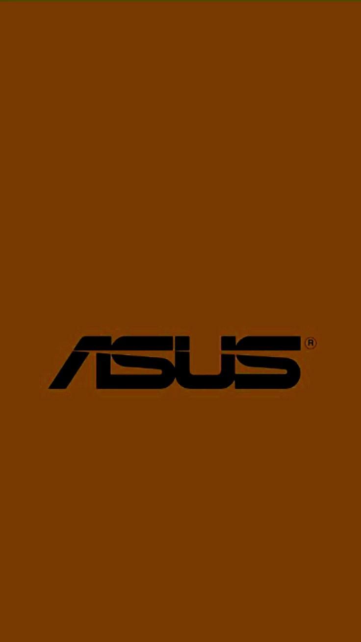 Logo Asus nền nâu