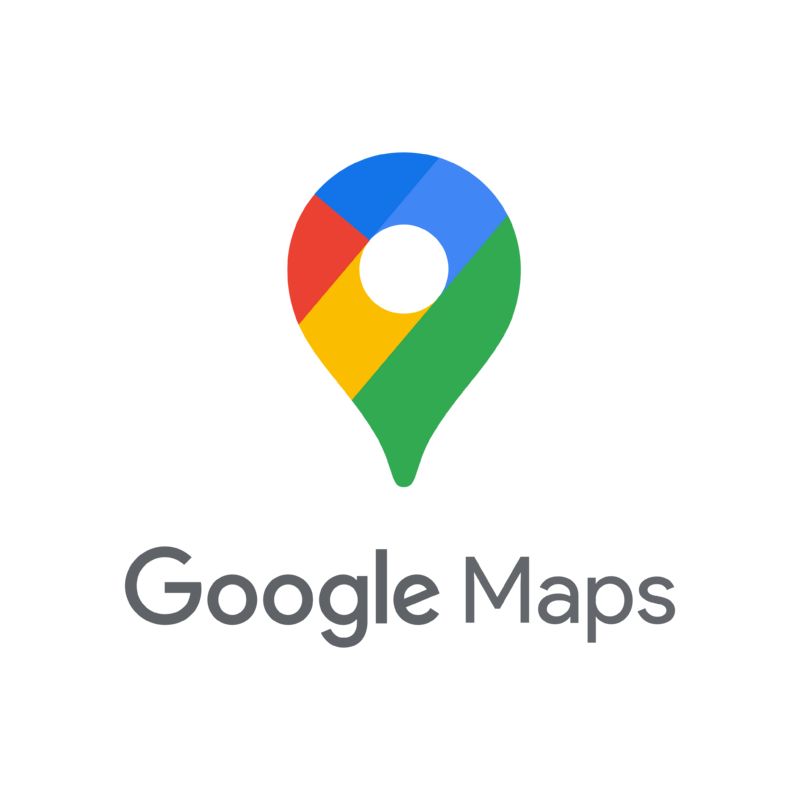 Google Maps logo hiện đại