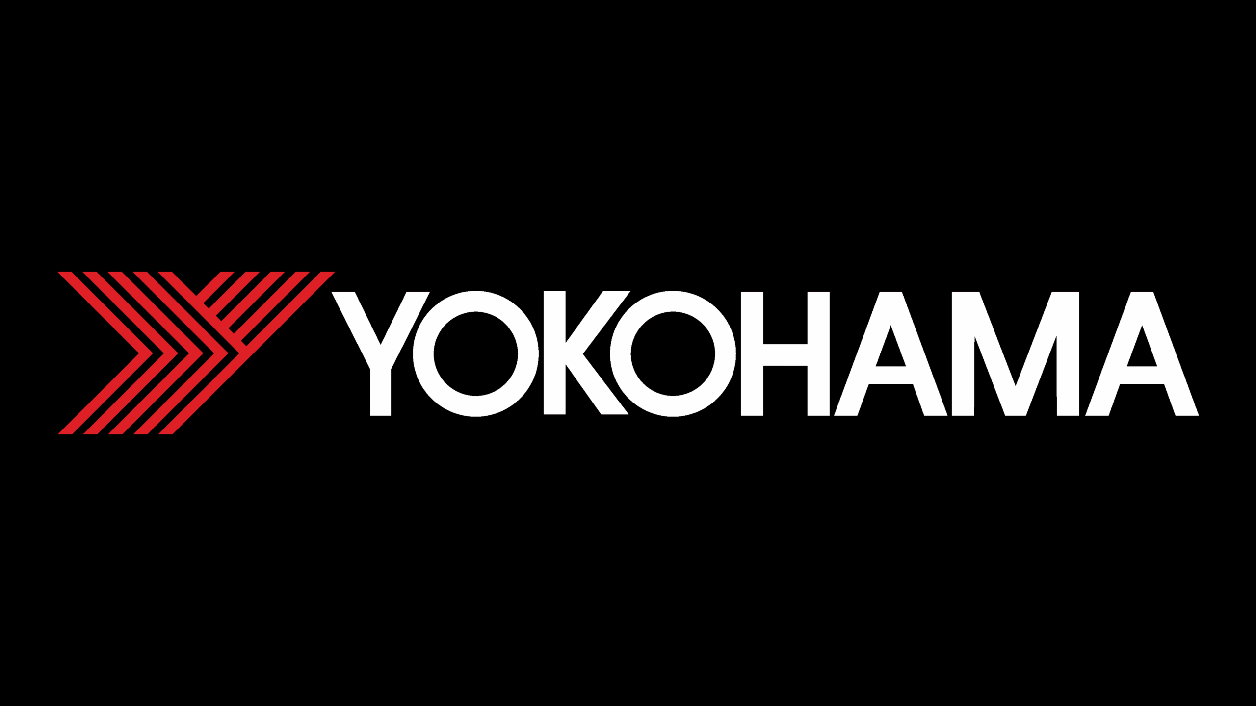 Logo Yokohama chữ trắng