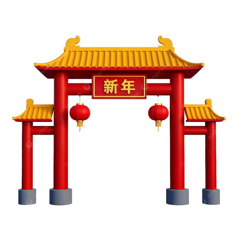 cổng chùa vector