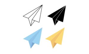 Tải 25+ mẫu máy bay giấy vector PNG, AI, CDR, EPS, SVG chuẩn sắc nét, miễn phí
