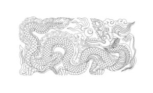 Tải 10+ mẫu rồng thời Trần vector chuẩn di sản sắc nét (AI, PNG, SVG, EPS, CDR)