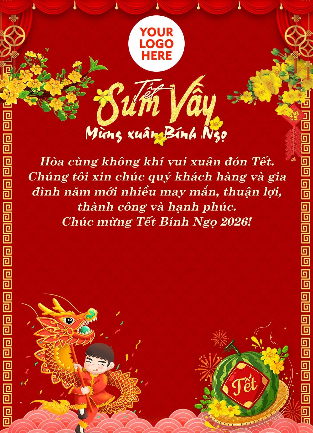 Mẫu thiết kế thiệp ấn tượng 06