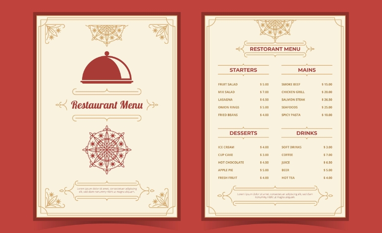 Tải 20+ mẫu vector menu nhà hàng định dạng AI, PNG, SVG, CDR, EPS chuẩn sắc nét
