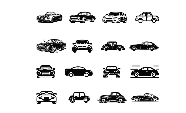 Tải 20+ mẫu xe hơi vector chuẩn sắc nét - Định dạng AI, PNG, SVG, CDR, EPS