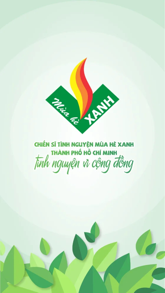 Background biểu tượng Mùa hè xanh