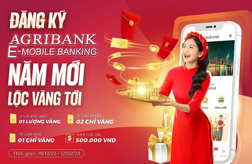 Background tết ngân hàng Agribank