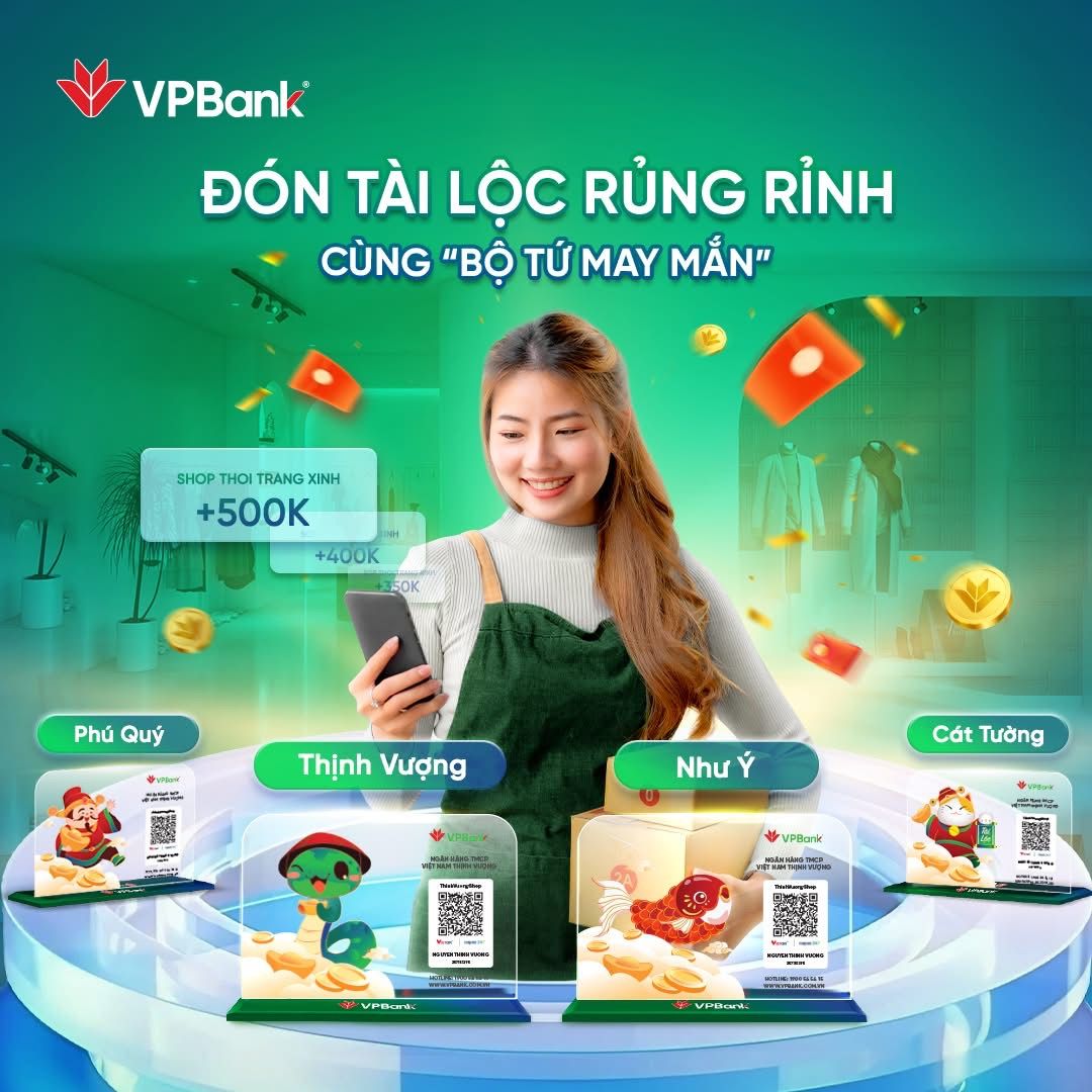 Background tết ngân hàng VPBank