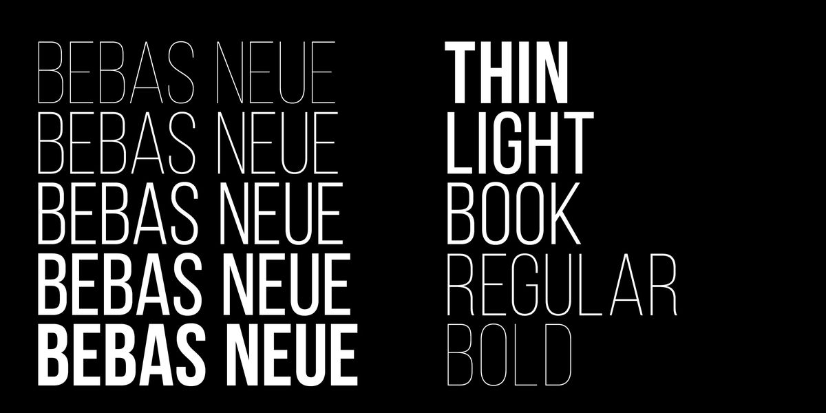 Bebas Neue Pro