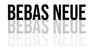 Font Bebas Neue đẹp