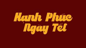 font chữ tết