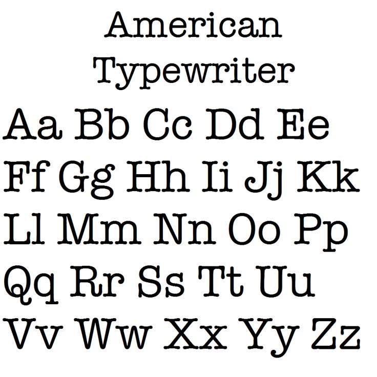 Font chữ đánh máy đẹp 02