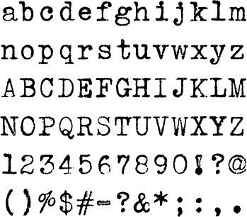 font typewriter việt hóa
