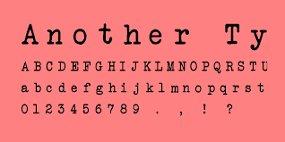 Font chữ đánh máy đẹp 03