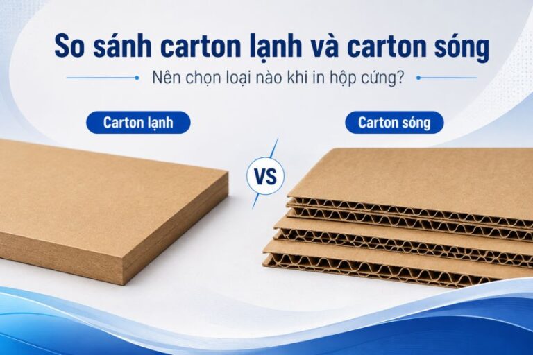 So sánh carton lạnh và carton sóng: Nên chọn loại nào khi in hộp cứng? - inviva.vn