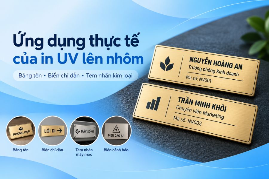 In UV được ứng dụng trên bảng nhôm, mặt máy, linh kiện, quà tặng và chi tiết trang trí In UV được ứng dụng trên bảng nhôm, mặt máy, linh kiện, quà tặng và chi tiết trang trí