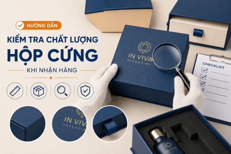 Hướng dẫn cách kiểm tra chất lượng hộp cứng khi nhận hàng từ A-Z